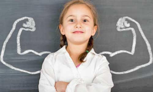 小孩表現有自信