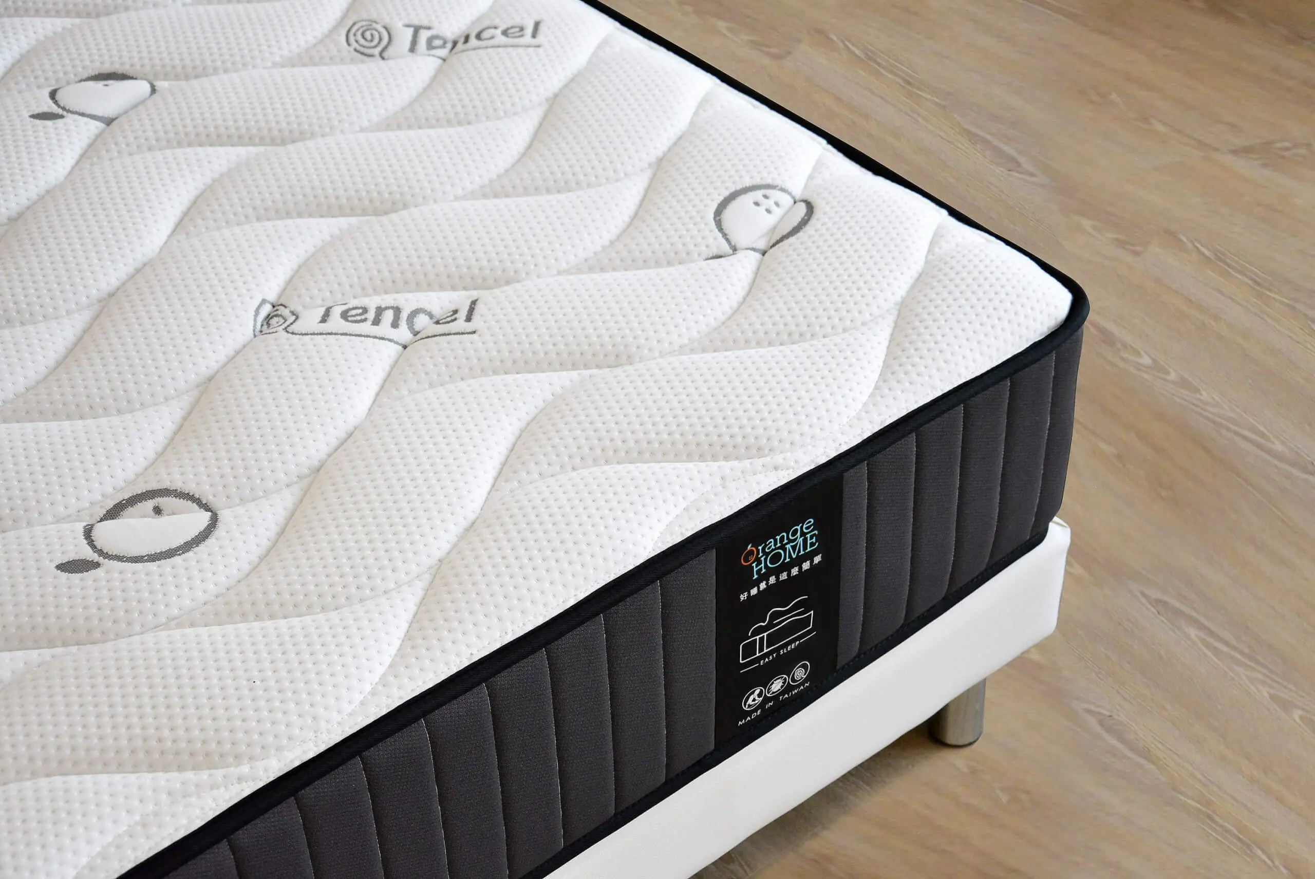 橘家使用100%純萊賽爾纖維製作天絲舒柔表布面紗